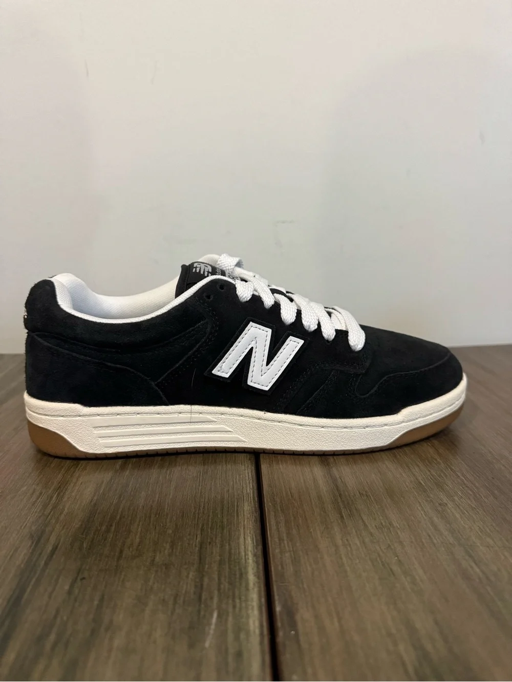New Balance 480 Court Black and White Mens Shoes